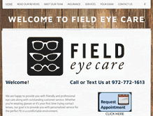 Tablet Screenshot of fieldeyecare.com